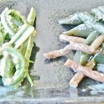 そば処 平石亭 - 「山菜の珍味2品」です（ご飯のお供にも最高）
