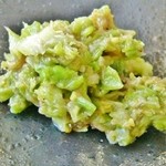 そば処 平石亭 - 「ふきのとうみそ」も美味な味です（お酒のお供にどうぞ）