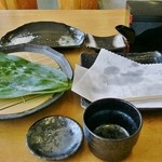 そば処 平石亭 - 「完食」です（失礼な画面ですが；）