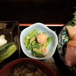 Azusagawa - 小鉢、漬物