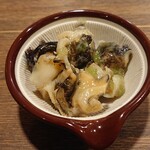 鉄餞 - ニシ貝わさび合え