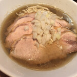 らーめん芝浜 - 塩煮干しチャーシュー