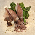 ろっかん - ホタルイカと奈の花と鮒寿司飯