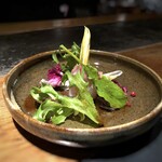 大どころ - 鯛（長崎）、ウルイのカルパッチョ・・これ面白い。