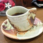 桶家乃隠居 - 淹れたてのコーヒー