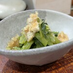 桶家乃隠居 - 小松菜とうすあげ