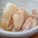 桶家乃隠居 - 淀大根と手羽中