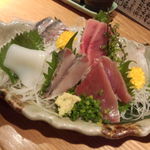 梅月 - 刺身盛合せ