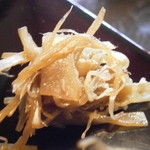 土家 - 24年4月　前菜盛合せ　独活の皮のきんぴら