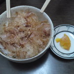 手打ち麺 やす田 - カツオ飯