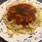 チャンプ - 小えびの唐辛子パスタ