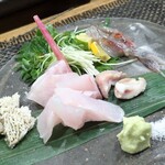 ぼちぼち - 五島列島の天然九絵と生ホタルイカ少々