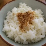 AkinoKitchen - ご飯に自家製ふりかけをかけて頂きました