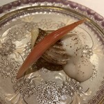 割烹 一楓 - 焼き物：かすご鯛 身がしっとりと柔らか。ソースの相性もいいですね。