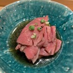 Kappou Ichika - 牛すき焼きが好み。レアで柔らかく優しい味わい。