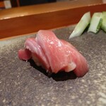 天寿し - 大トロ(出汁醤油)