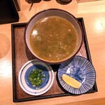 塩そば まえだ - スープ割り