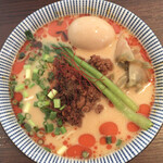 Shunsai Menya Garyuu - 「担々麺(大盛り)」@880 ＋「味玉」@100(税込)