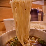 迂直 - 【鰹昆布出汁 味玉・醤油つけ麺 1100円】つけダレに 　地鶏ベースの無化調♪ 　上品な魚介に甘味有りつつも… 　ホントにバランスのよい