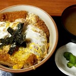 天ぷら酒場　大地 - ロースカツ丼