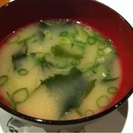 まぐろ家 旬秋 - 味噌汁