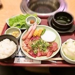 Karubi No Ousama - 大盛り焼肉ﾗﾝﾁ \1,280