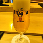 鮨 しゅん輔 - 最初はプレモルでしょ