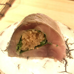 鮨 しゅん輔 - 鯖巻きって呼んで良いのかな、アハッ