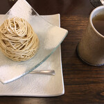 和栗や 谷中店 - ほうじ茶セット