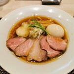 宍道湖しじみ中華蕎麦 琥珀 - 特製地鶏としじみの中華そば