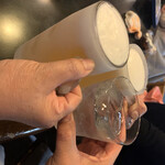 順子 - キンキンのジョッキが拘りを感じます♪(*^^)o∀*∀o(^^*)♪