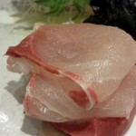 ヒラマサの食感はよい、旨みはもう少し