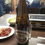 山力 - 瓶ビール(大)。他にもアサヒ･サッポロも有ります。ヱビスだけ少し値が高い。 