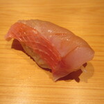 鮨 さかい - 金目の塩〆(千葉 勝浦)