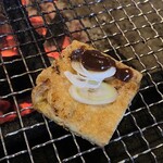ろばたやき山ろく - 焼き田楽は味噌とネギで