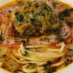 麺屋 六感堂 - ロールキャベツヌードル (太陽のトマトversion)