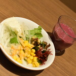 Furansu Ryouri Ru Misutoraru - 朝食ＢＵＦＦＥＴ（１，５９５円相当）のサラダとスムージー２０２０年２月