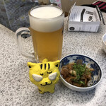 かね正酒店 - 生ビールセット430円（税込）