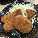 あおき食堂 - 200307土　埼玉　あおき食堂　チキンカツ＆コロッケ