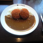 カレーハウス ＣｏＣｏ壱番屋 - ｸﾘｰﾑｺﾛｯｹｶﾚｰ大盛り　730円