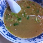 台湾料理　瑞鳳　北口店 - 芝麻醤麺を食べ終わった後にスープを注いでもらいました