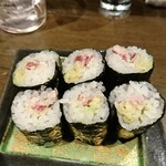 くずし割烹 肴屋八兵衛 - 2002炙り鰯ガリ巻き