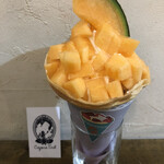 クレープリー チロル - 山盛り宮古島メロンクレープ¥900