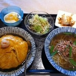 八芳亭 - Dランチ（天津飯と台湾ラーメンセット）