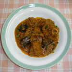 インド･パキスタン料理 ホット・スプーン - ベイガンゴーシュ（ナスとマトンのカレー・日替わり）