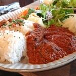 カレーと珈琲 シモンフッド - エビ&キーマ