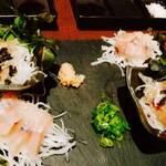 船山温泉 - 岩魚刺身