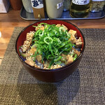 Noukou Niboshi Soba Menshou Hamaboshi - ホエー豚のネギチャー丼
