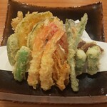 ハナブサ - 季節の天ぷら盛合わせ 1,500円