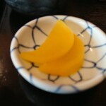 そば処 一庵 - 沢庵漬け